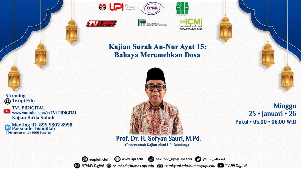 Kajian Surah An-Nūr Ayat 15: Bahaya Meremehkan Dosa