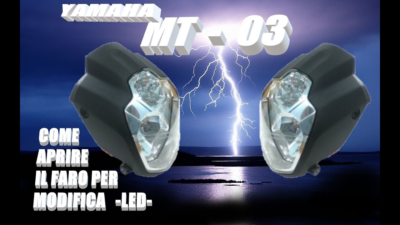 MODIFICA FARO MT03 - HEADLIGHT MT03