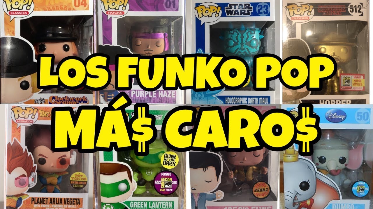 💰LOS 15 FUNKO POP MÁS CAROS💰 ¡No creerás el precio del último! 😱