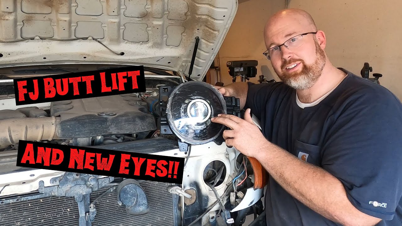 FJ Cruiser Best Off Road Rear Bumper And HID Retrofit Headlights!!