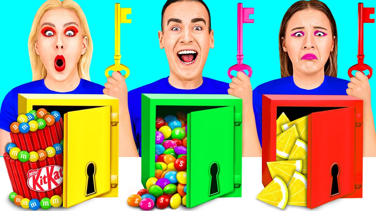 Выбери Правильный Ключ Челлендж | Битвы с Едой от BooBoom Challenge