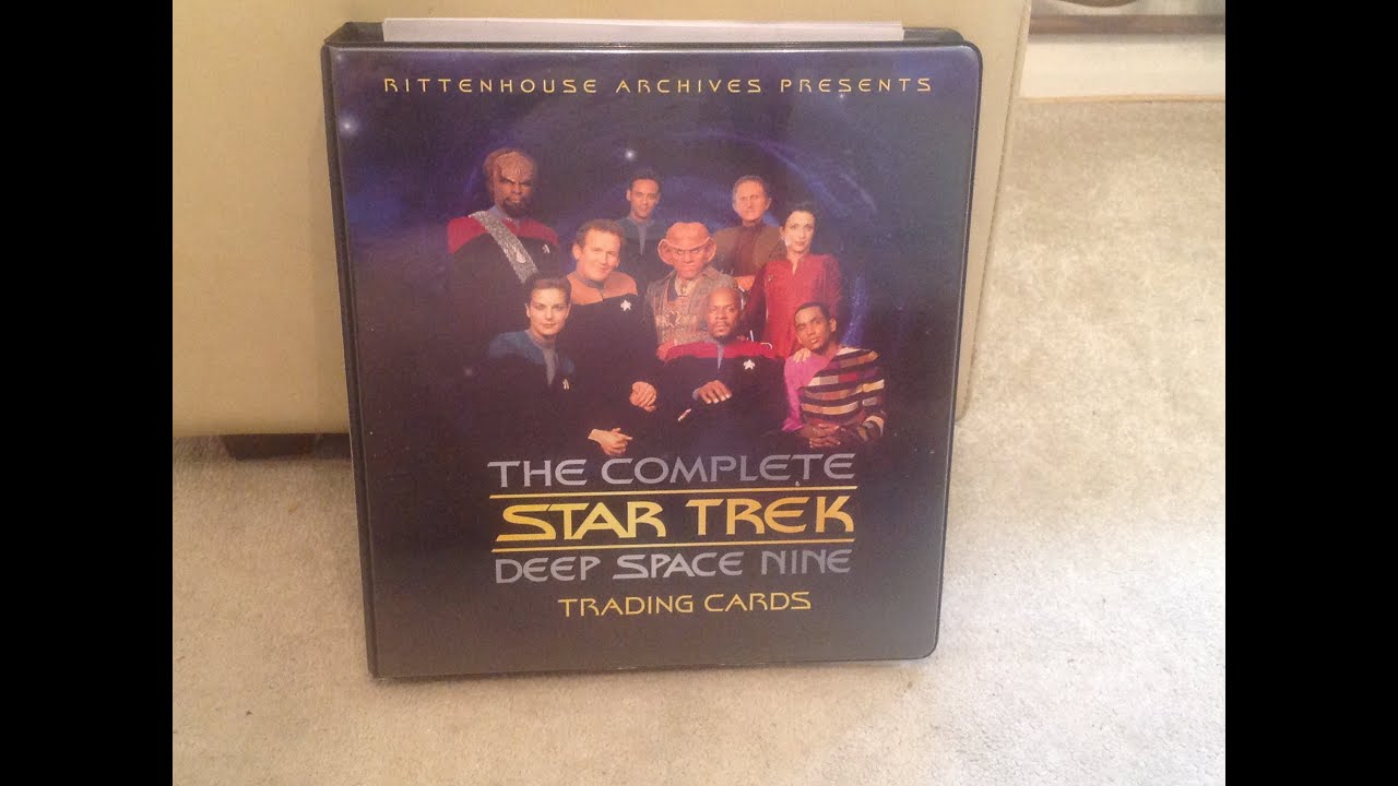 The complete Star Trek Deep Space Nine set produced by Rittenhouse archives in 2003