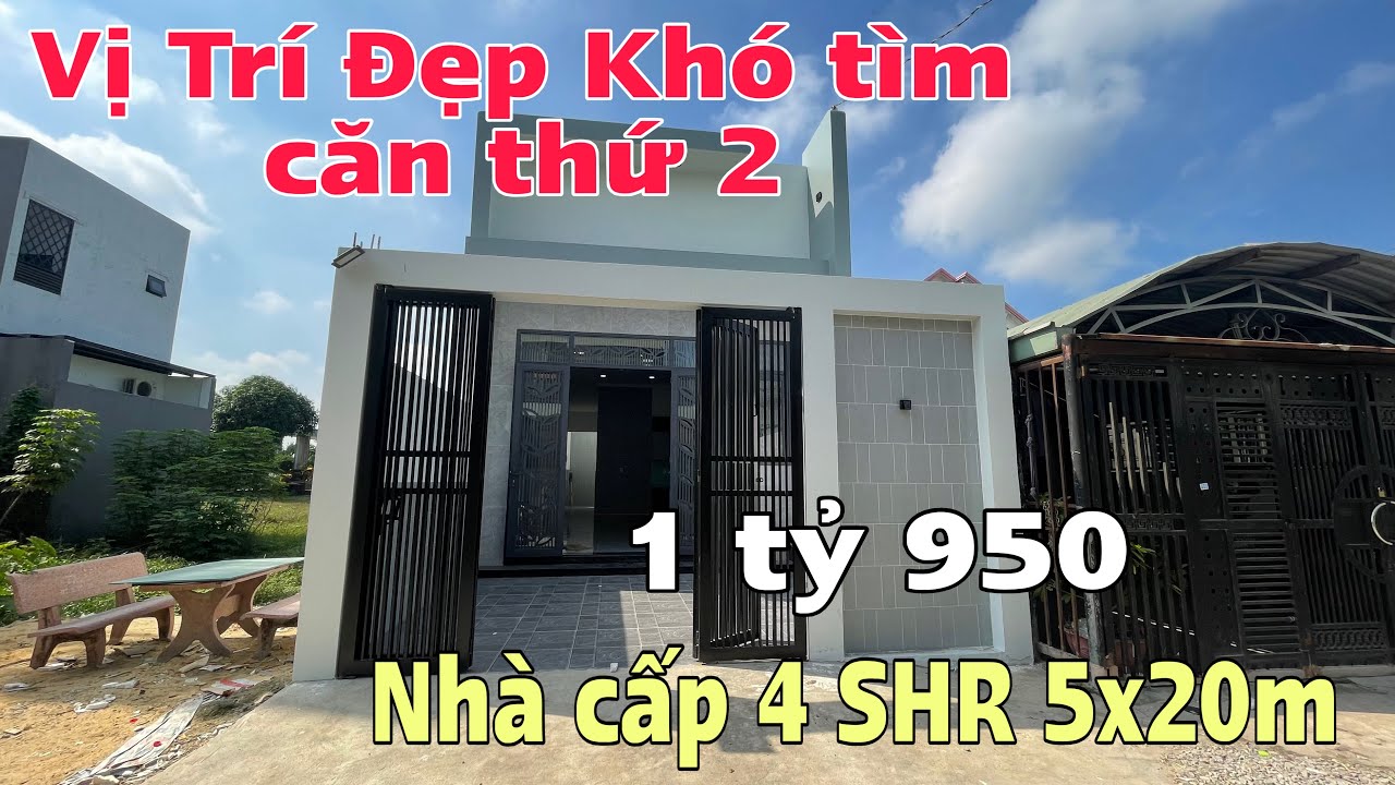 Ms 16 - Nhà Giá rẻ Mỹ Hạnh , nhà cấp 4 dân xây kiên cố , 5x20 SHR vị trí đẹp ,