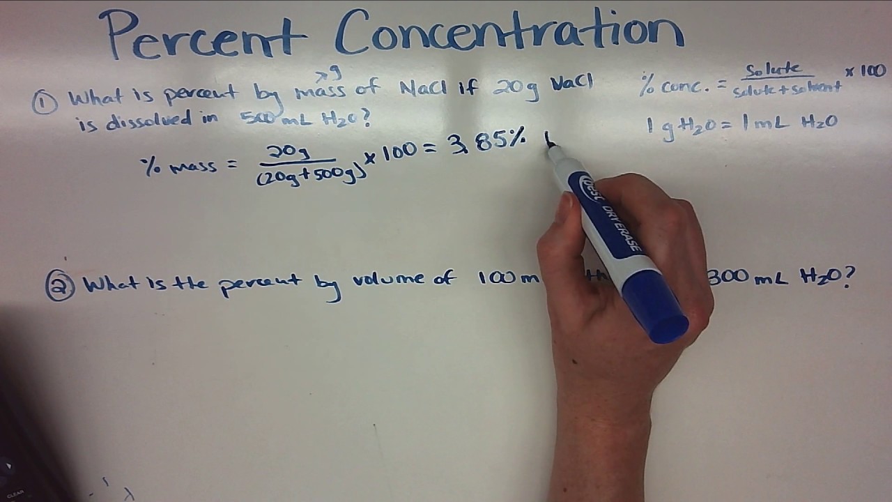 Percent Concentration