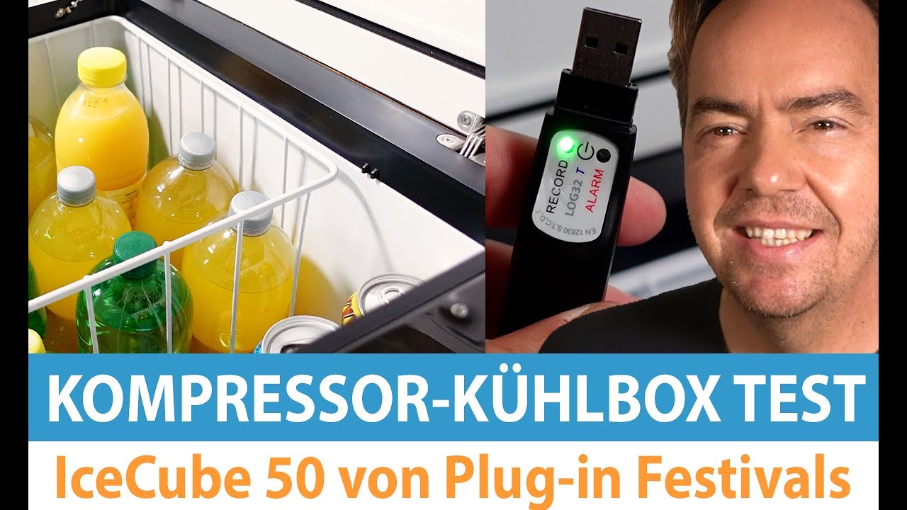 Kompressor Kühlbox Test: IceCube von Plug-in Festivals | Kühlboxen im Testbericht