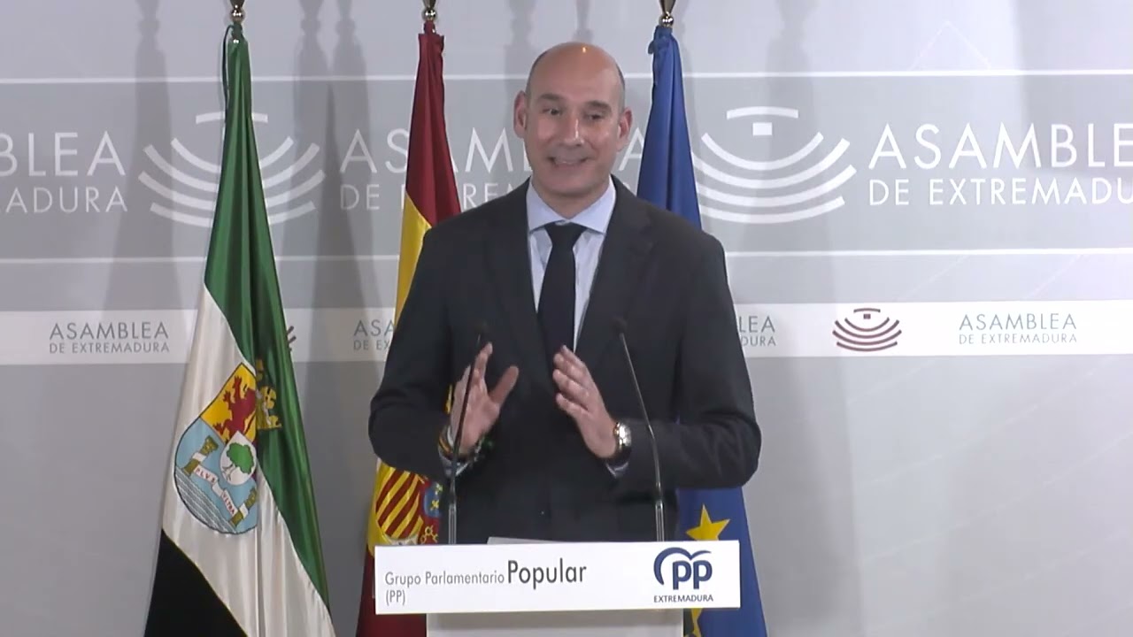 Rueda de prensa de José Ángel Sánchez Juliá del Grupo Parlamentario Popular (PP)