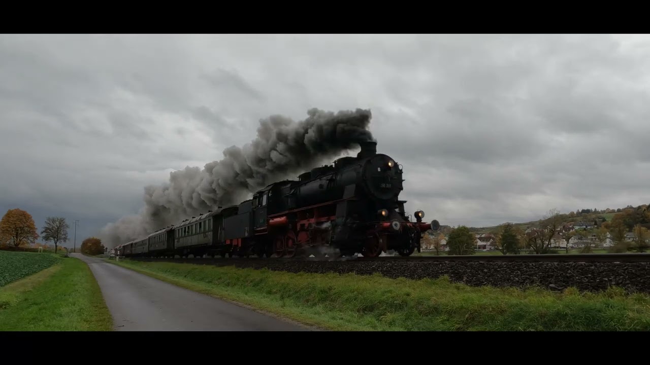 🚂 Volldampf im Vogelsberg! 58 311 hämmert bei Wartenberg durch die Landschaft 💥