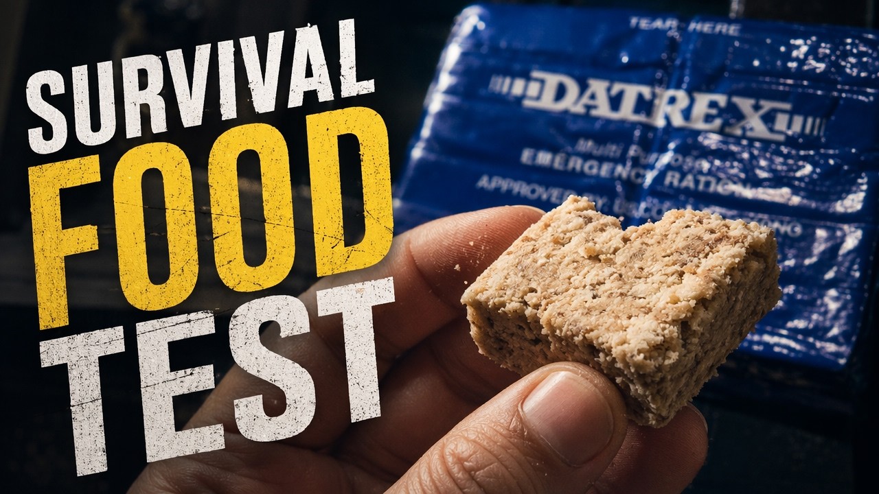 Datrex 3600 Calorie Emergency Food Ration Bar Taste Test