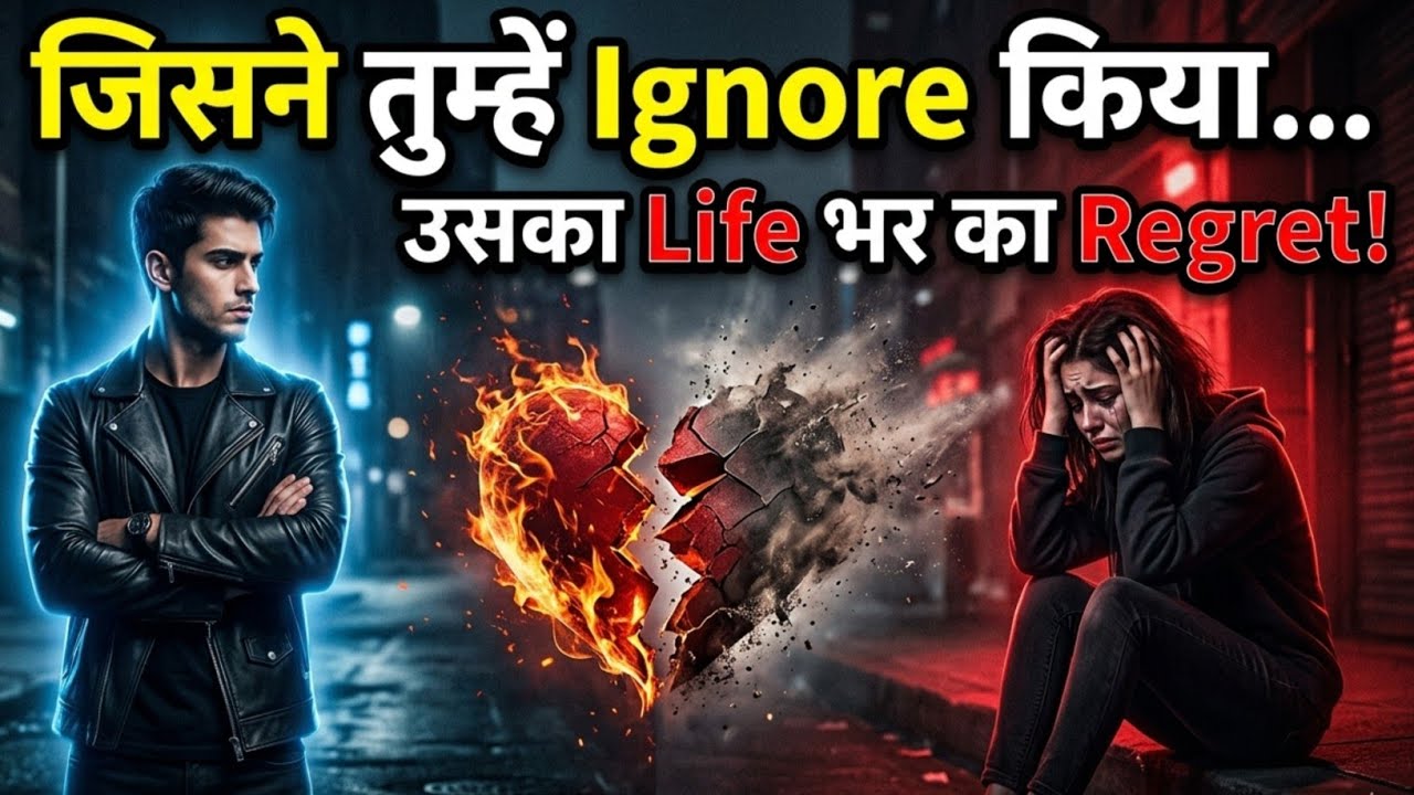जिसने तुम्हें Ignore किया… उसे Life भर का Regret कैसे कराओ 💔➡️😎 | Silent Revenge Motivation 