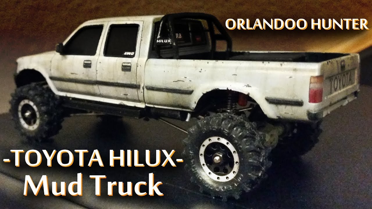 Orlandoo Hunter - Toyota Hilux Double Cab Longbed ( Mud Truck)