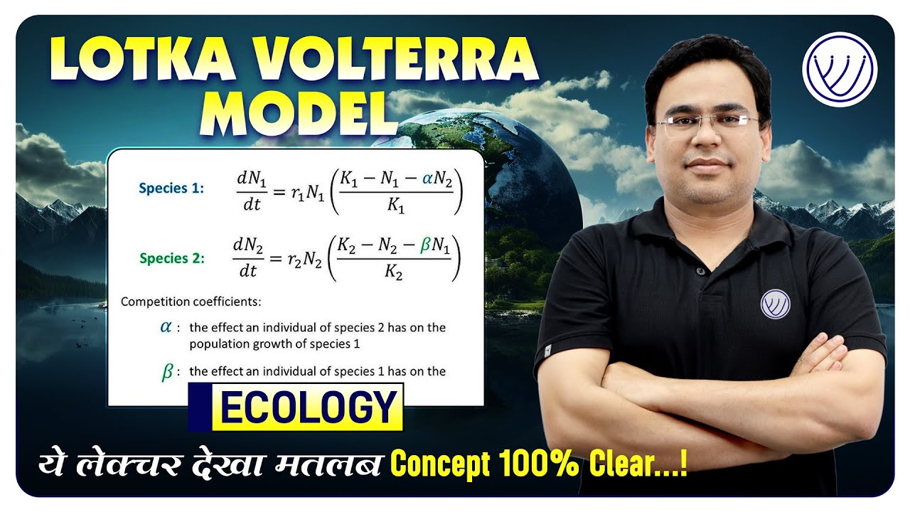 LOTKA VOLTERRA COMPETITION MODEL | LOTKA VOLTERRA MODEL | ECOLOGY | NILESH SONI