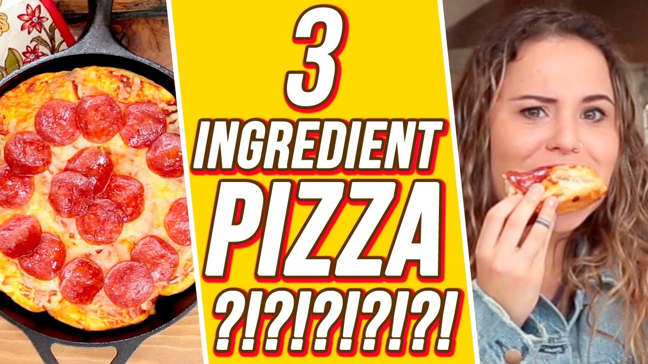 3 Ingredient Bubble Pizza?!  | 3 Items Or Less w/ Ayydubs