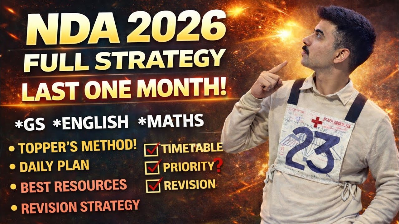 NDA NA 2026 LAST 40 DAYS STRATEGY WITH RESOURCES: BY AIR 18 Shivam Rana 