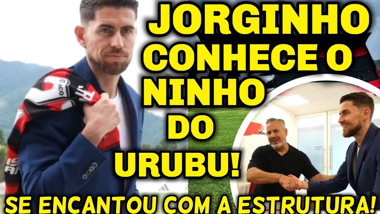 JORGINHO CONHECENDO O NINHO DO URUBU!SE ENCANTOU COM A ESTRUTURA DO FLAMENGO!#futebol