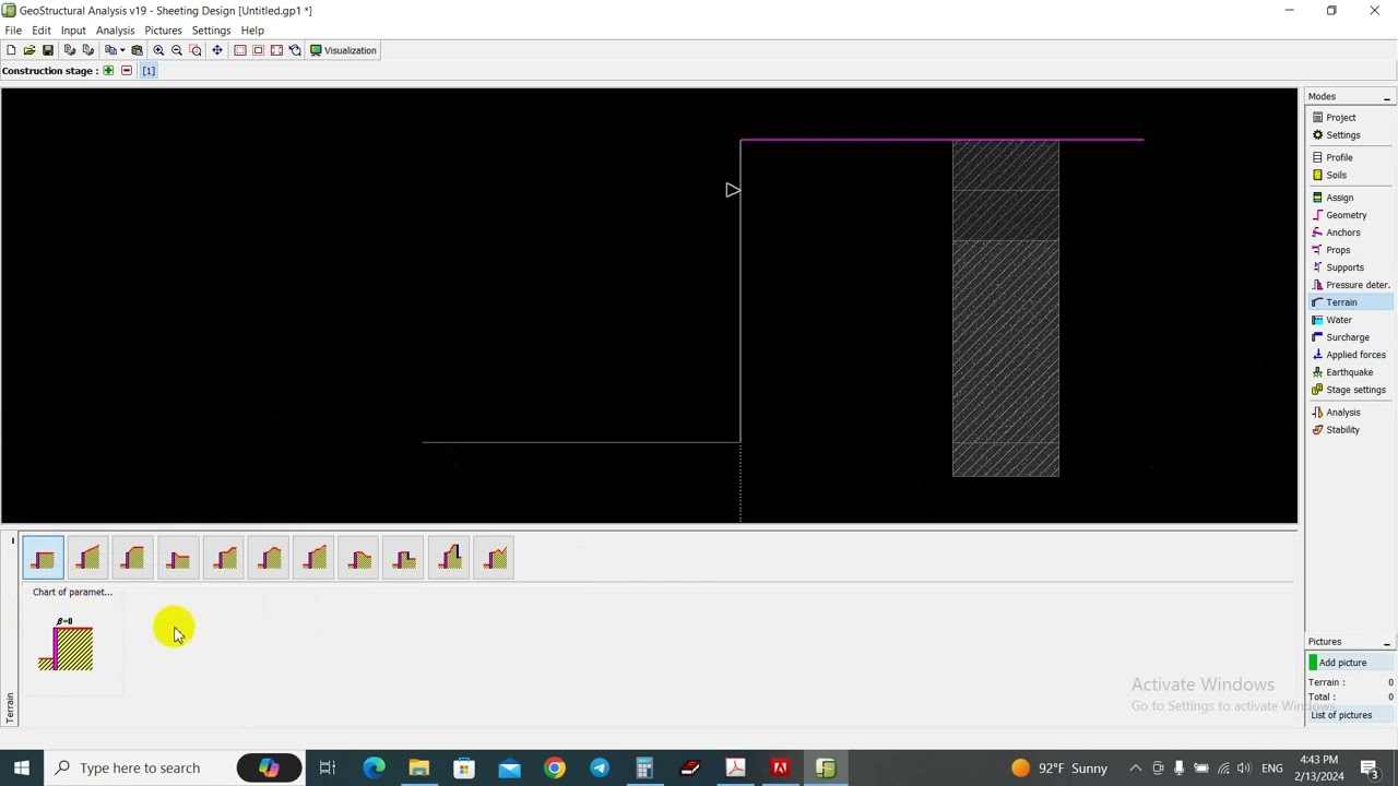 How to Calculation sheet Pile By GEO5