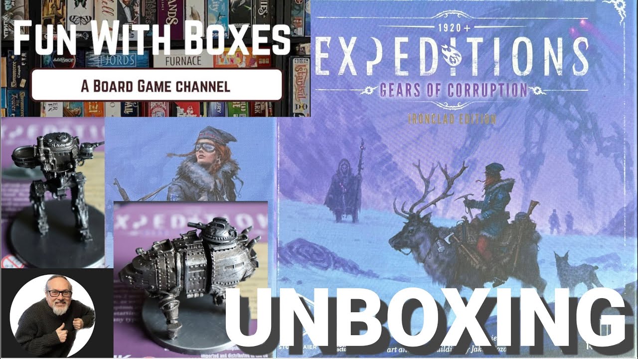 Expeditions Board Game Expansion | Gears of Corruption | Ironclad Edition  Unboxing Stonemaier Games