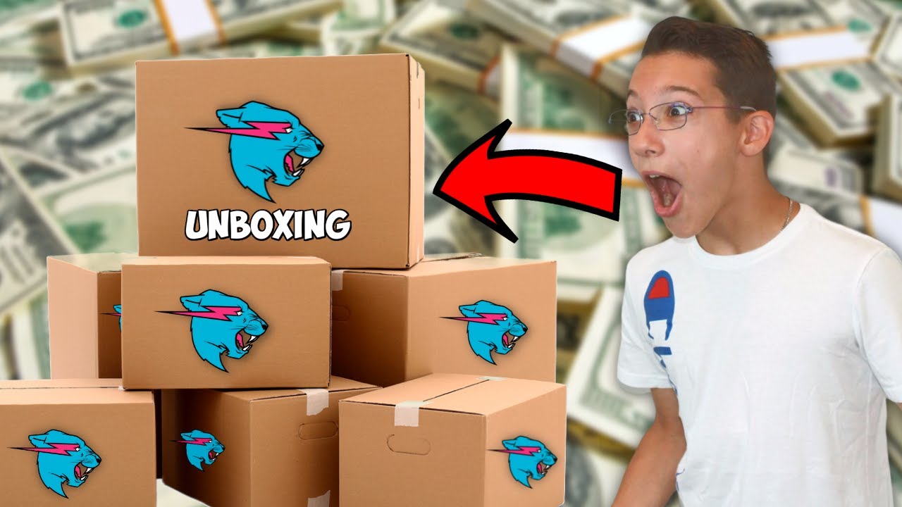 Unboxing MrBeast LIMITED Merch! (100 MIL)