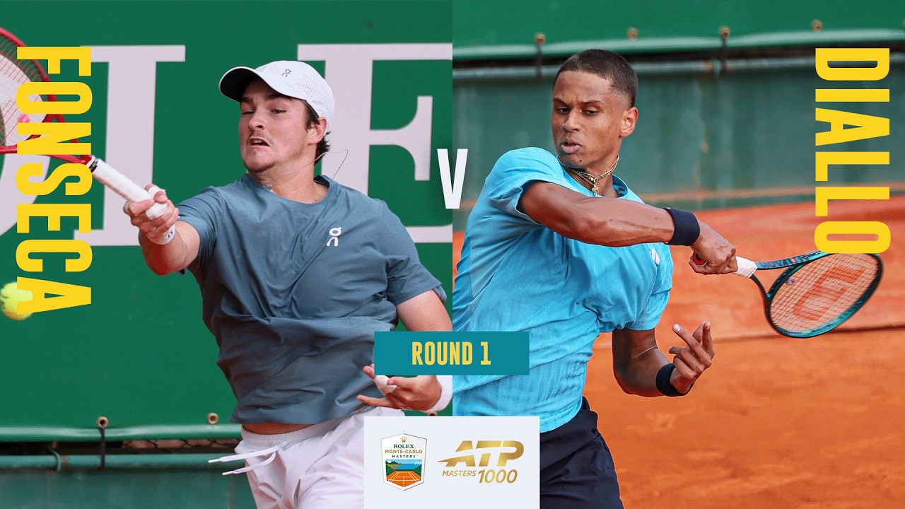 Joao Fonseca vs Gabriel Diallo Highlights | Rolex Monte-Carlo Masters 2026