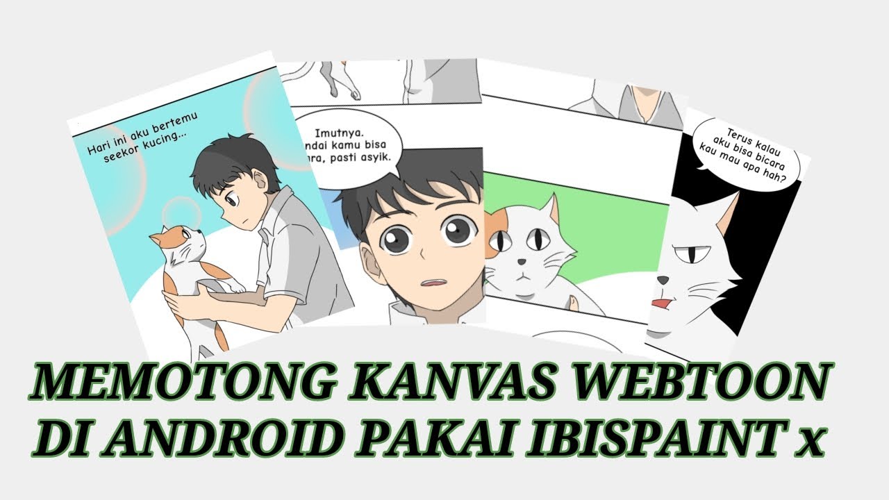 Cara Memotong Kanvas Webtoon Di HP Menggunakan Aplikasi Ibispaint X