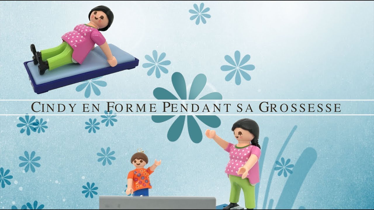 Cindy en Forme Pendant sa Grossesse