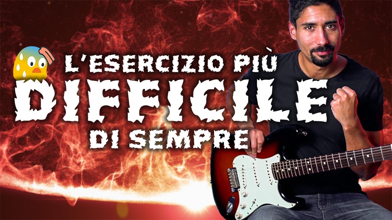 L'ESERCIZIO di chitarra più DIFFICILE di sempre | Lezioni di Chitarra