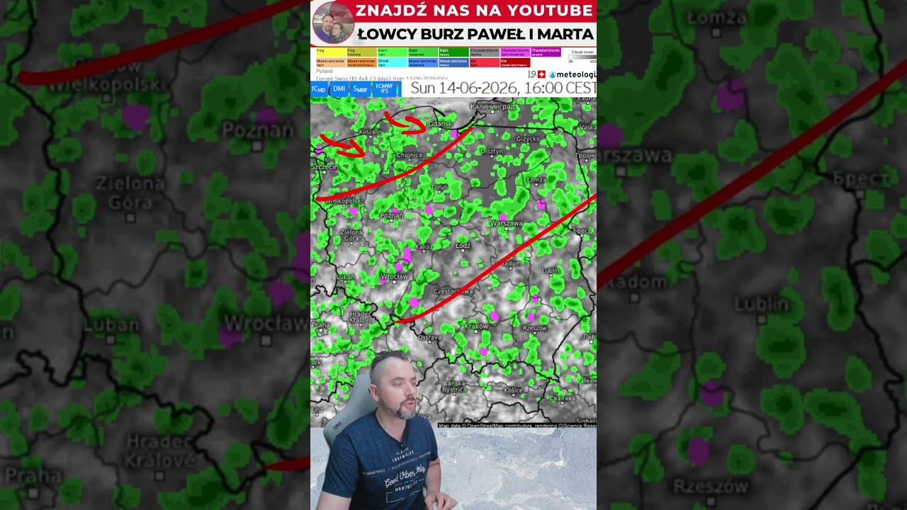 Quick weather forecast for the weekend #weather #poland #short #forecast