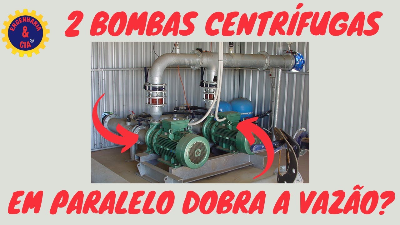 Duas Bombas Centrífugas em Paralelo  Dobra a Vazão ? | Dimensionamento de Instalação de Bombeamento