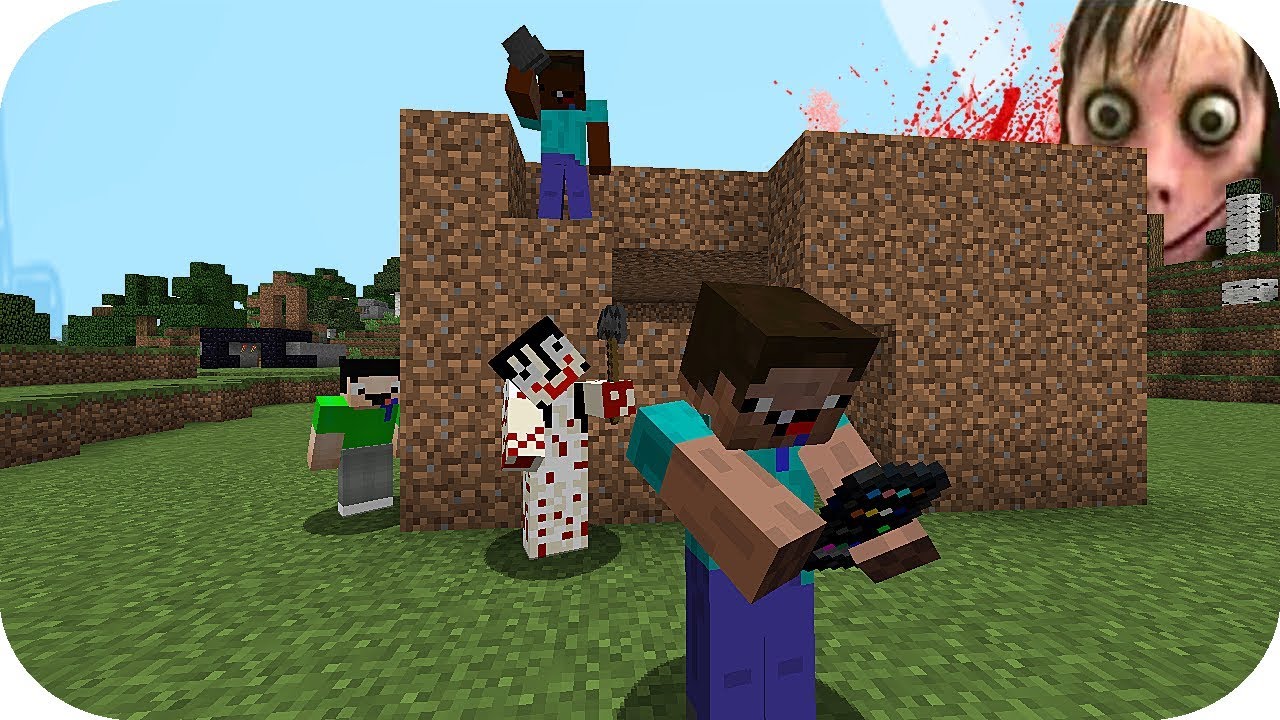 NOOB VS MOMO 😨 ENCONTRAMOS SU CASA.EXE  MINECRAFT TROLL
