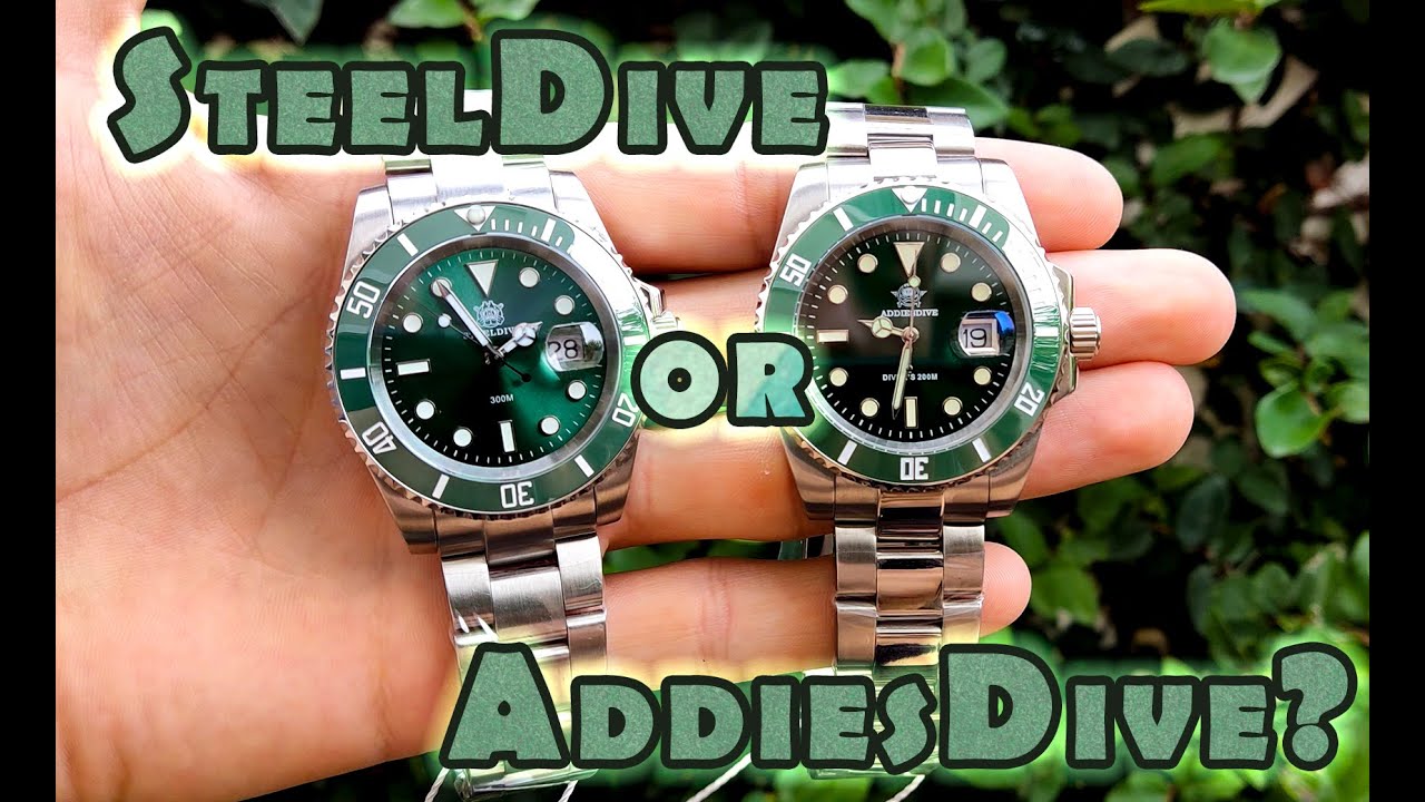 SteelDive VS AddiesDive | Specs comparison | The same factory? Haha