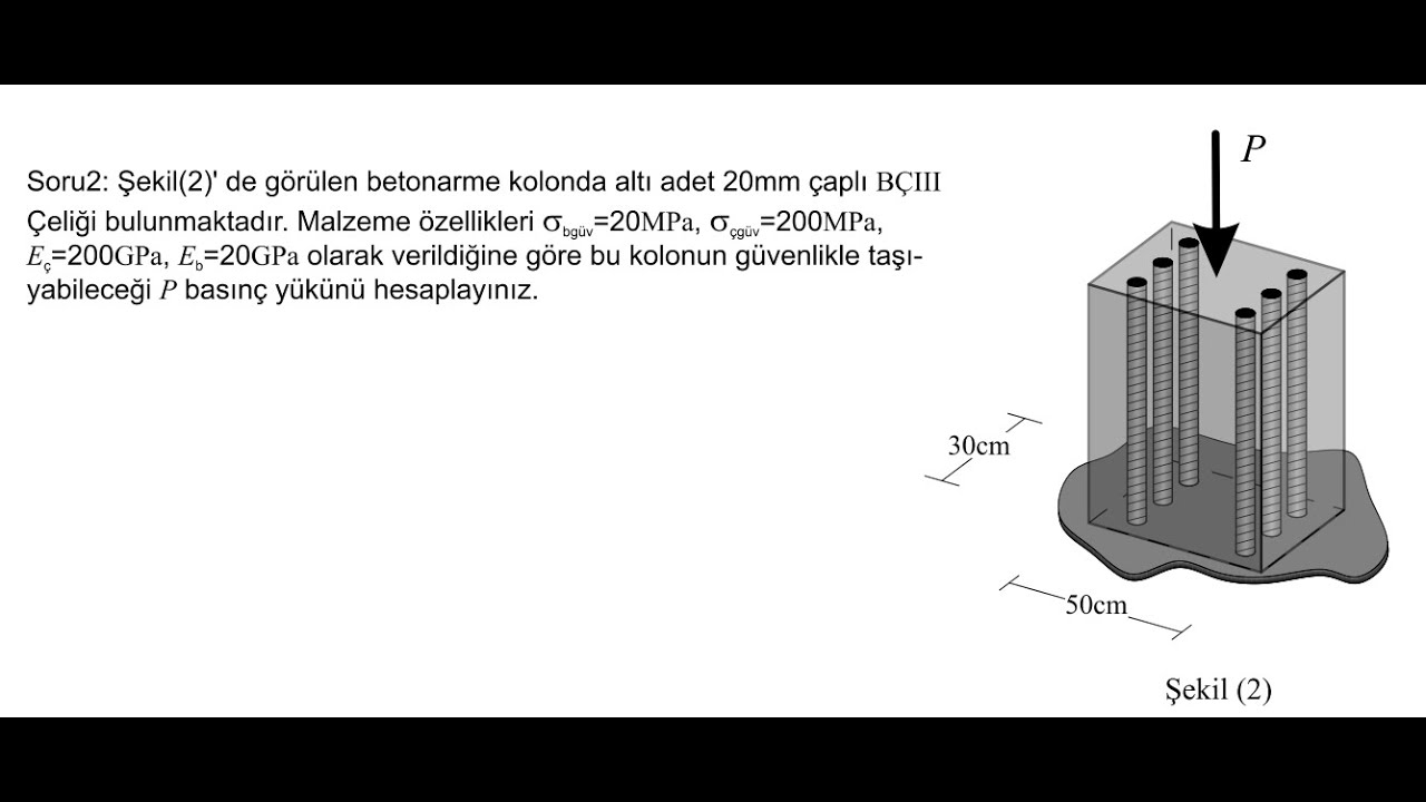 Normal Kuvvet Soru Çözümü 2 / Mukavemet 1