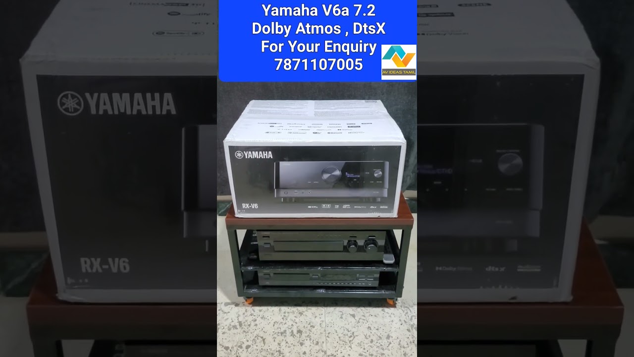 Yamaha  V6a 7.2 Dolby Atmos , Dts X & HDR10+, 8K@ 60Hz,4K@120Hz* For Your Enquiry call me.