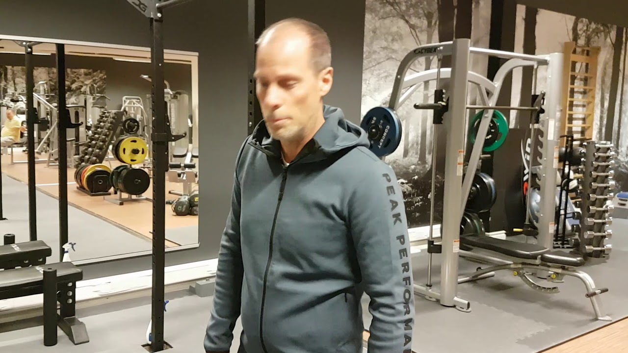 Utfallssteg &aring;t sidan med vikt