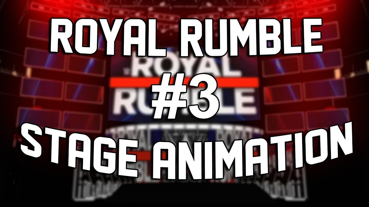 WWE Stage Animation | Royal Rumble 2018 - Entrant #3