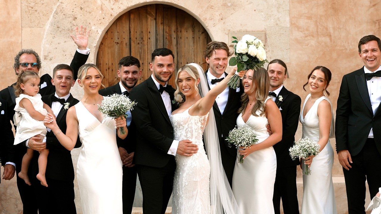 Millie & Jarvis' wedding highlights | Destination wedding in Mallorca | Finca Son Sampol