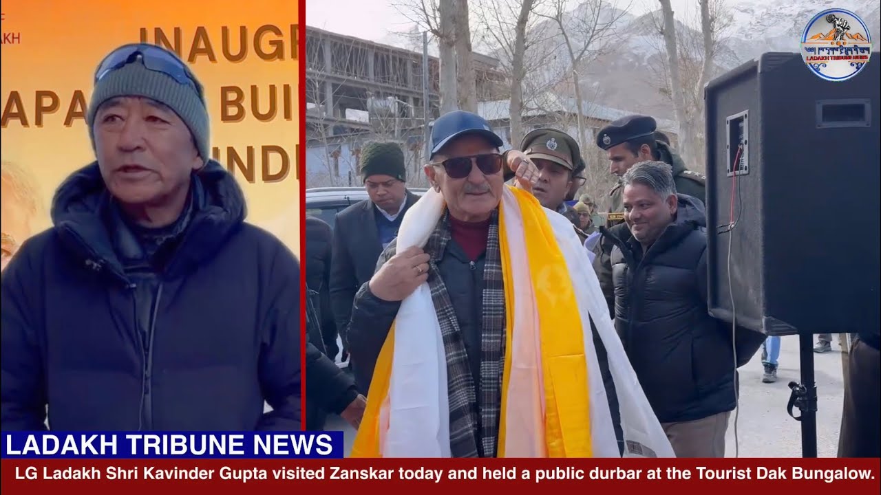 LG Ladakh Shri Kavinder Gupta visited Zanskar today and held a public durbar.