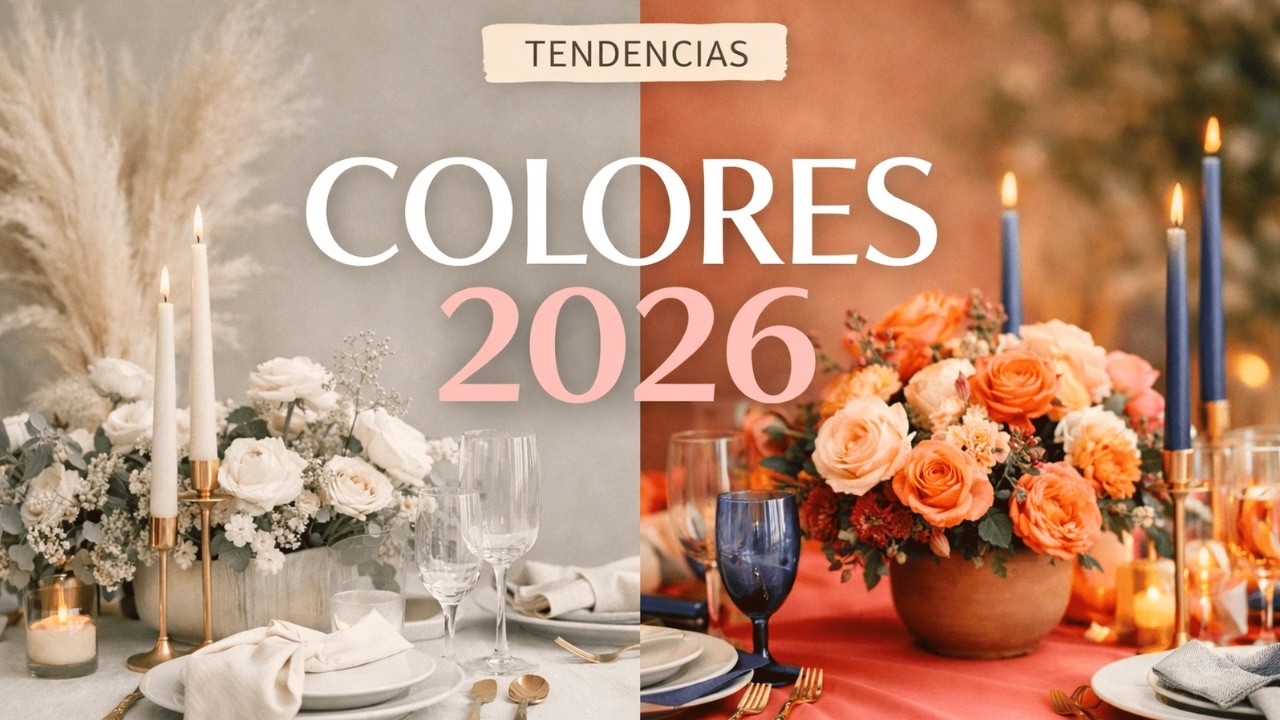 Colores de Boda 2026: Paletas en Tendencia