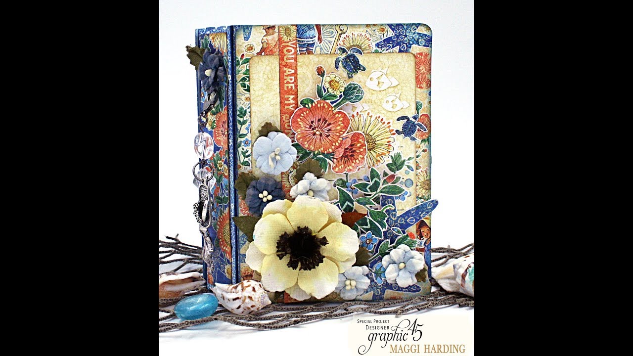 Graphic 45 Sun Kissed Passport Mini Tutorial