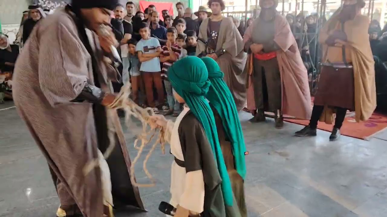 اقام موكب تشابيه اهل البيت ع عمل ذكرى استشهاد اولاد مسلم ع22 /1446