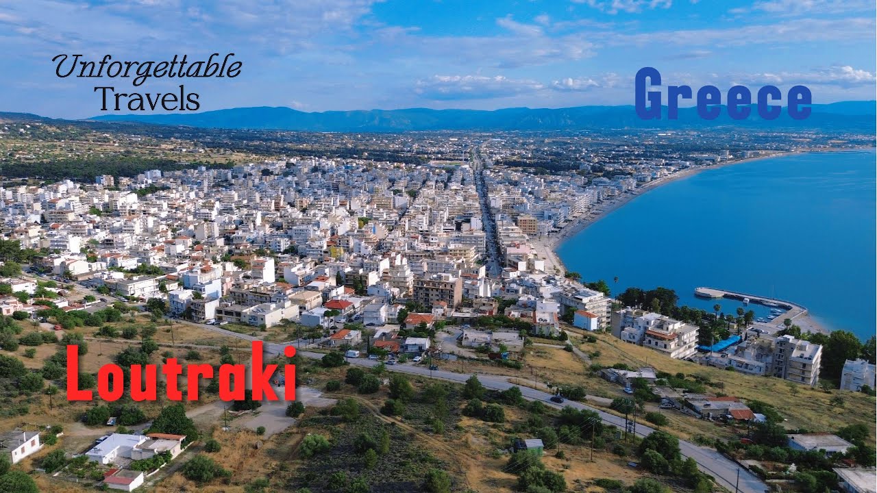 Loutraki, Greece: A Drone's Eye View of Paradise#greece  #travel #drone #αθήνα #summer #4k #drone