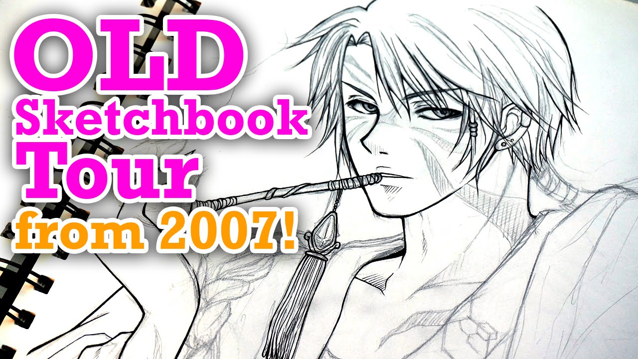 OLD Sketchbook from 2007 TOUR!!