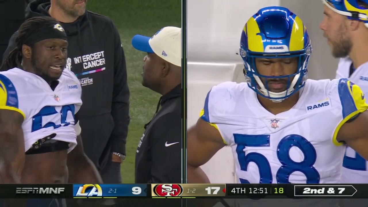 Takk McKinley gets into HEATED moment with his teammate on the sideline