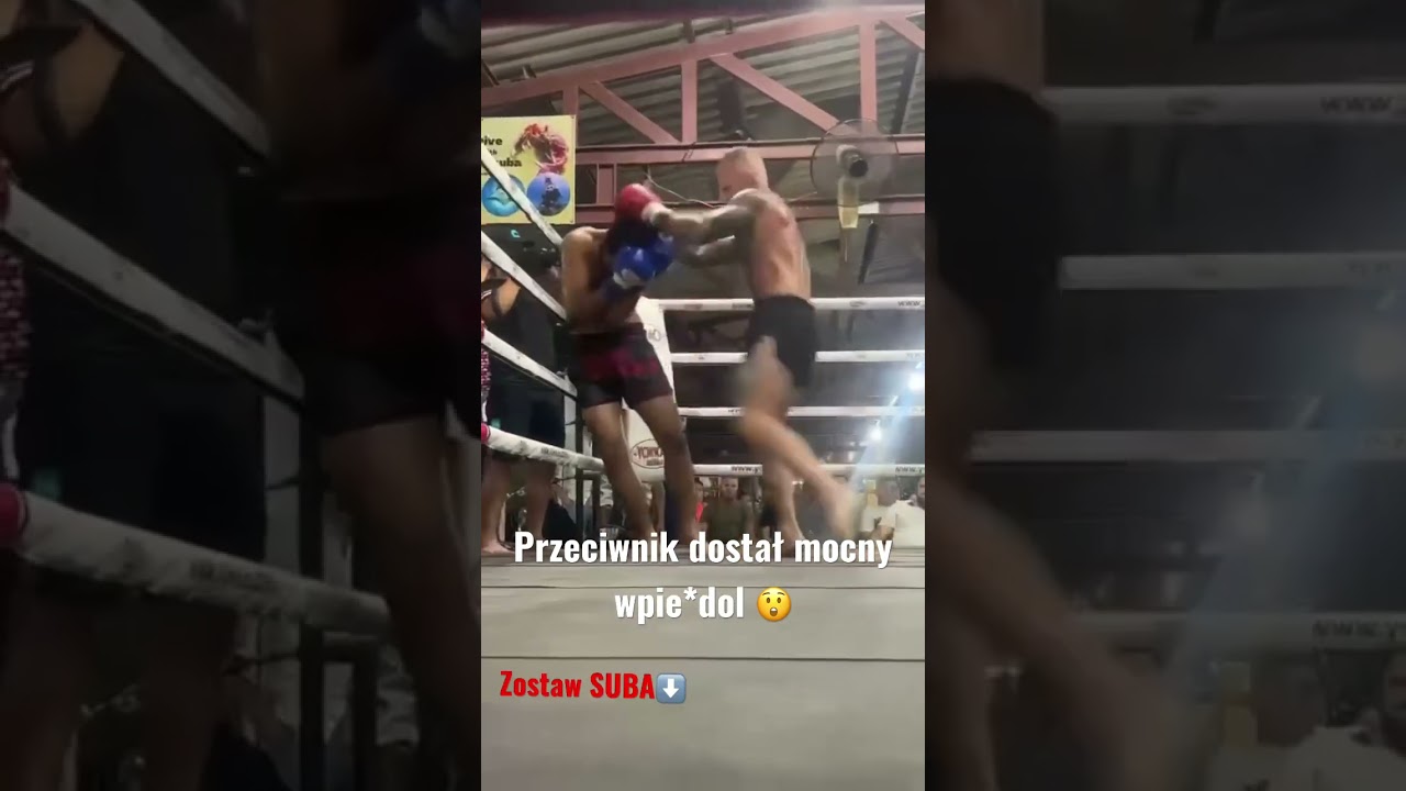 Pająk demoluje przeciwnika w ringu! Tajlandia 🇹🇭