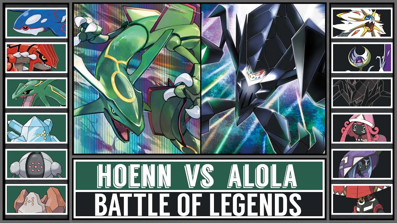 Legendary Pokémon Battle | HOENN LEGENDS vs ALOLA LEGENDS