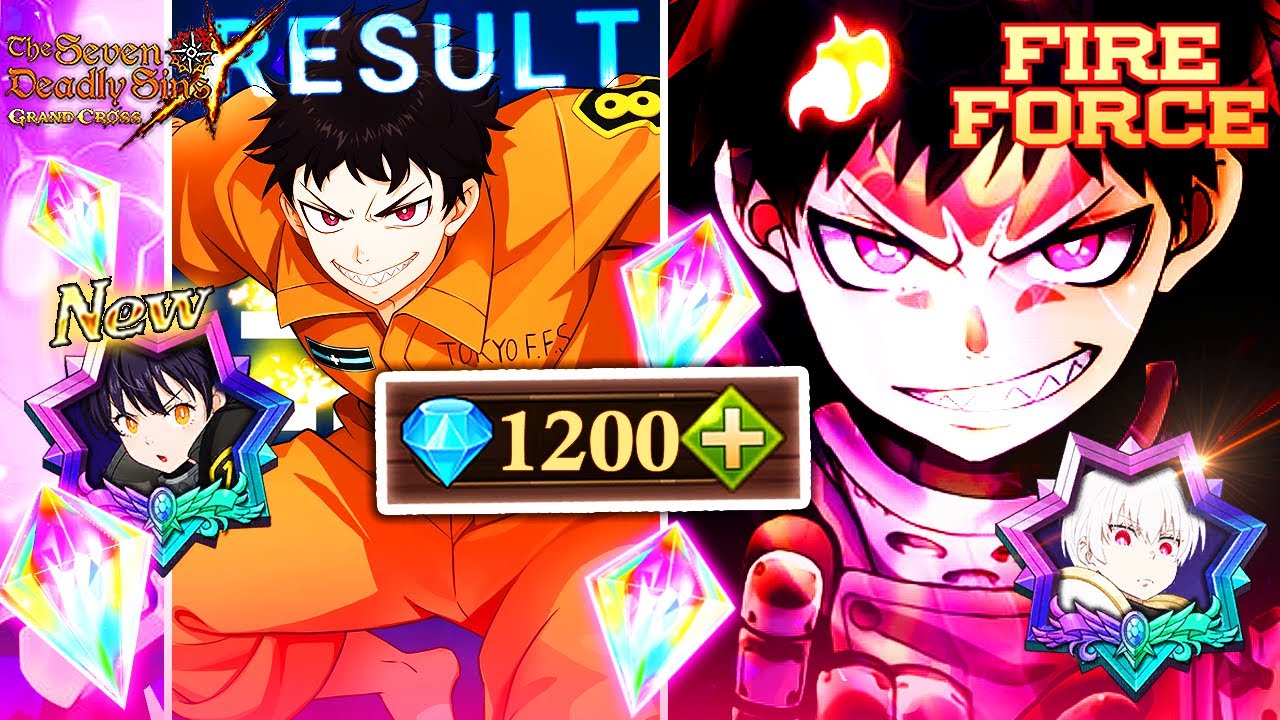 🔥 2 ROTACIONES para SHINRA, TAMAKI y SHO! 🔥 COLABORACIÓN CON FIRE FORCE! - 7ds Grand Cross