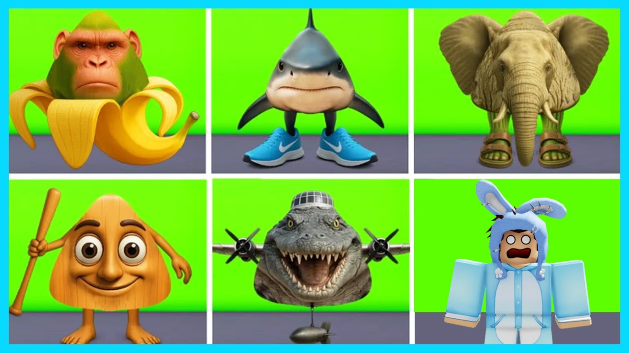 MIPAN & ZUZUZU Mencari Morphs Pou Brainrot Anomali! ROBLOX