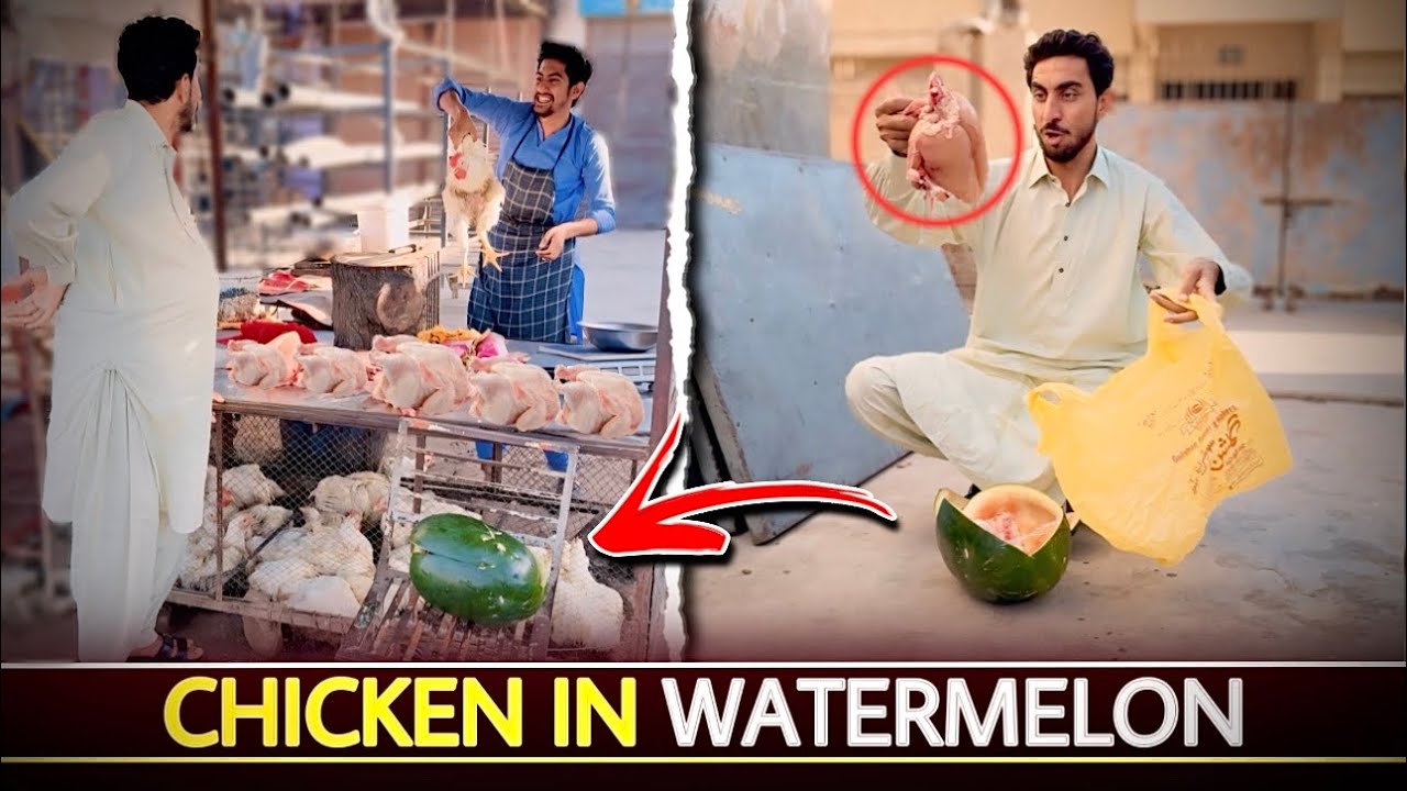 CHICKEN IN WATERMELON