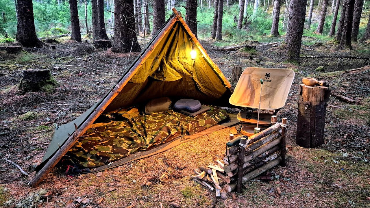 Wild Camping In a Polish Lavvu