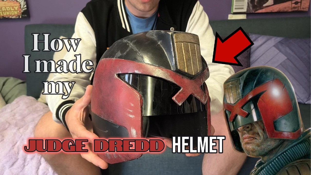 How I Made My Judge Dredd Helmet | Full Cosplay Build Tutorial