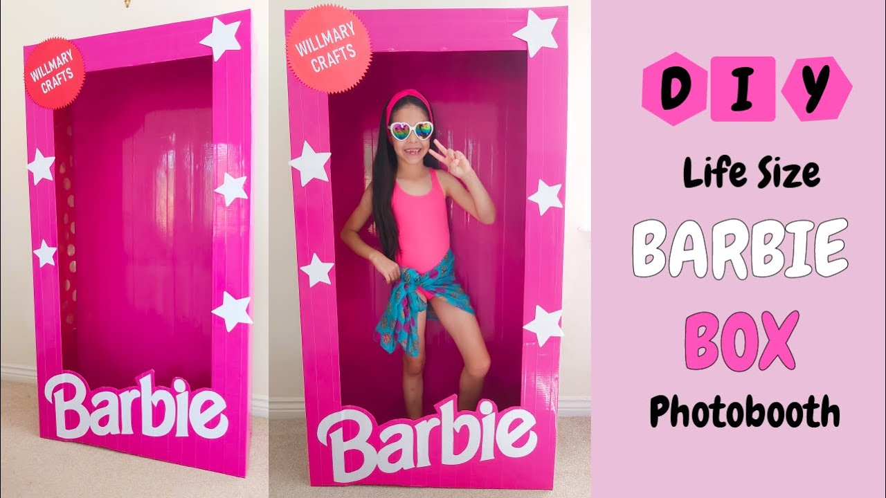 How to make a BARBIE Box Human size out of Cardboard