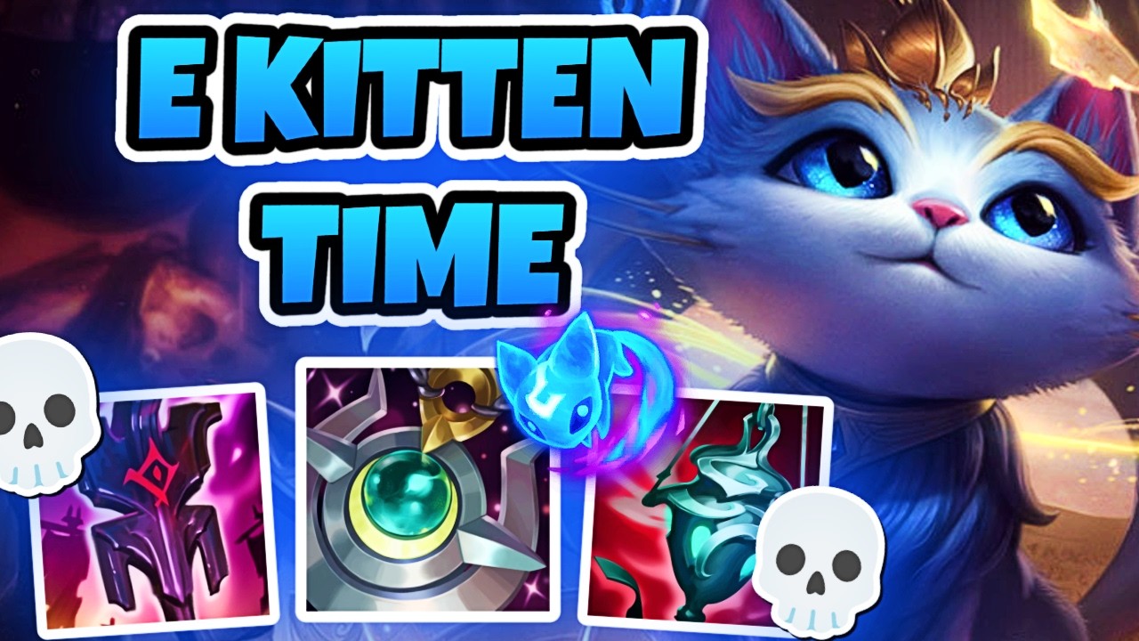 I AM AN E KITTEN NOW?!?💀💀💀Season 16 Gnar Ranked Gameplay (League of Legends)